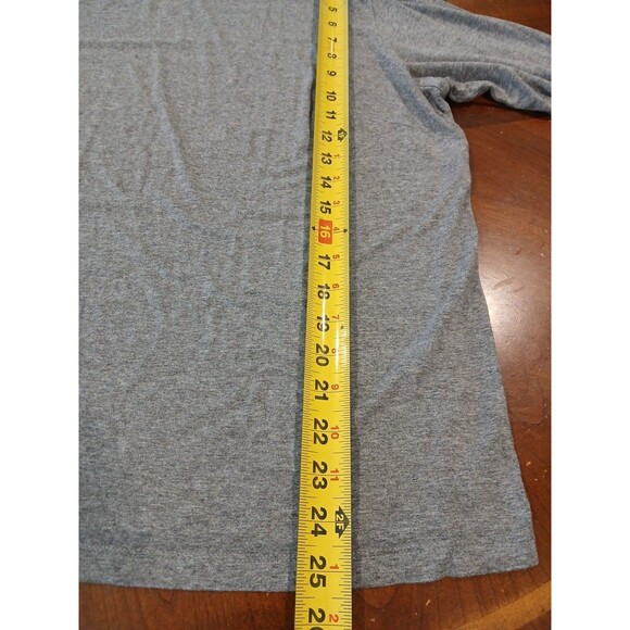 J Jill Shirt Top Womens 1X Gray Wearever Casual Basic Stretch 3/4 Sleeve Euc - Picture 8 of 10